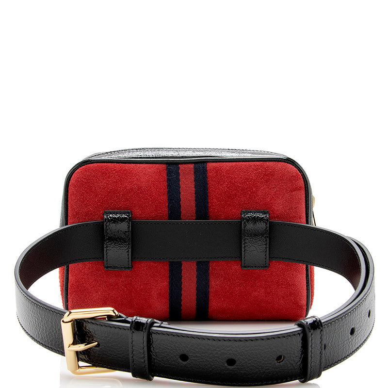 Gucci Suede Ophidia Belt Bag (SHF-15027)