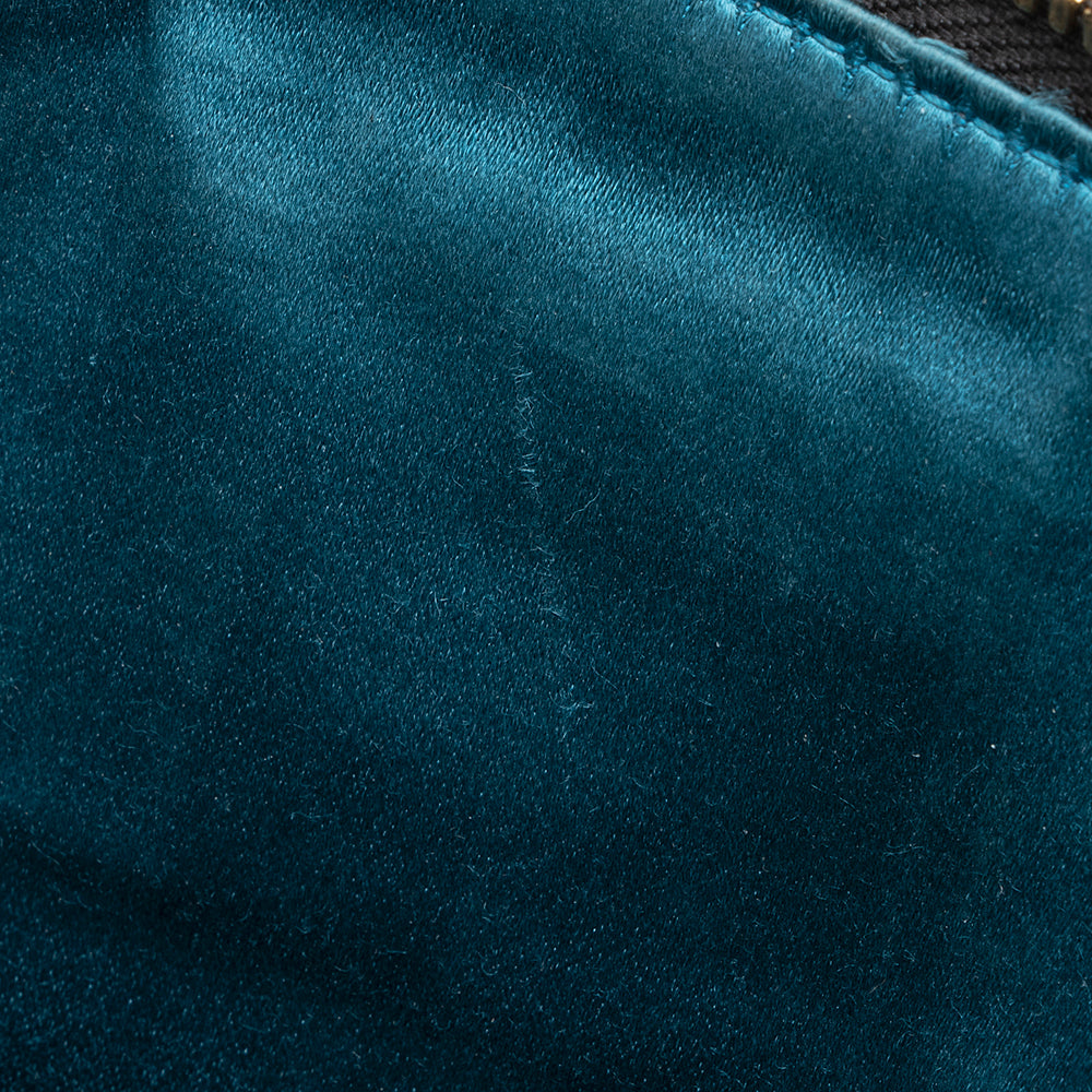 Gucci Suede Patent Leather Ophidia Dome Small Shoulder Bag (SHF-19215)