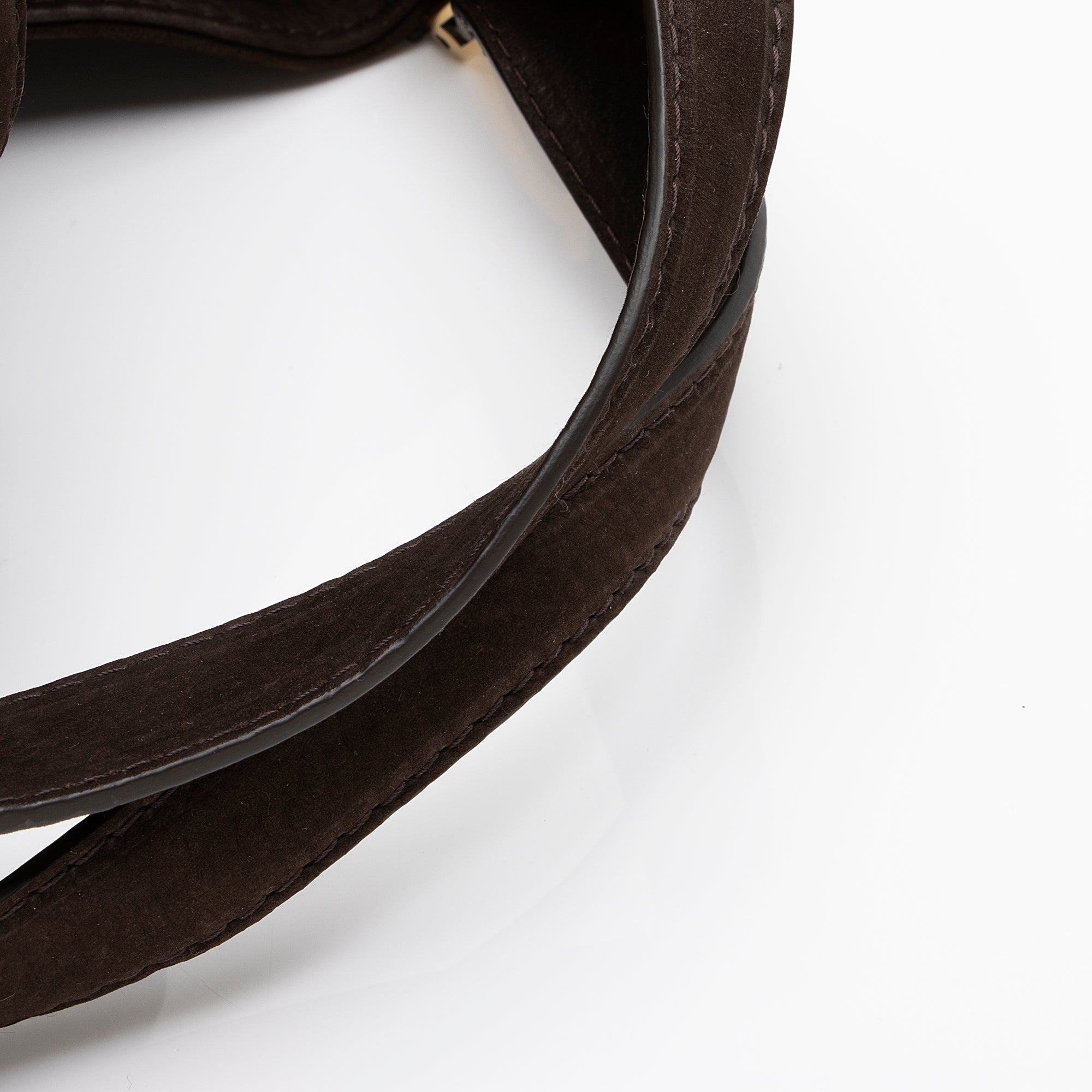 Gucci Suede Stirrup Tote (SHF-XdZ15l)