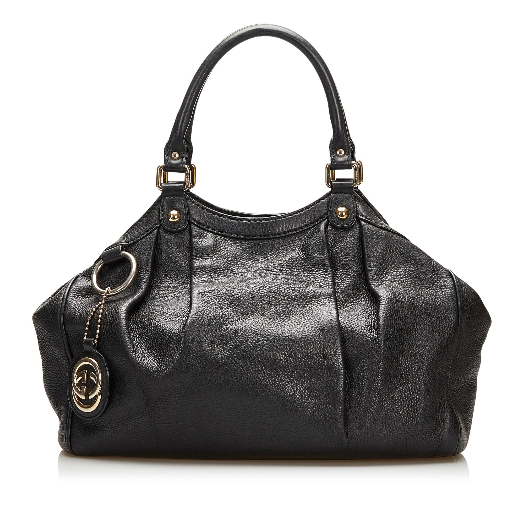 Gucci Sukey Leather Tote Bag (SHG-35565)