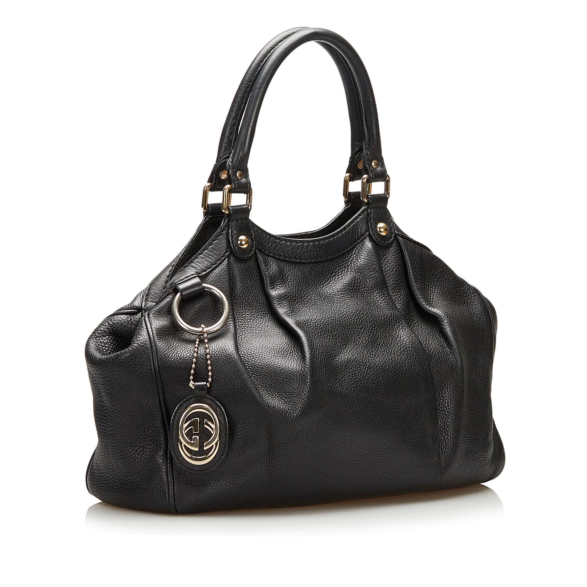 Gucci Sukey Leather Tote Bag (SHG-35565)