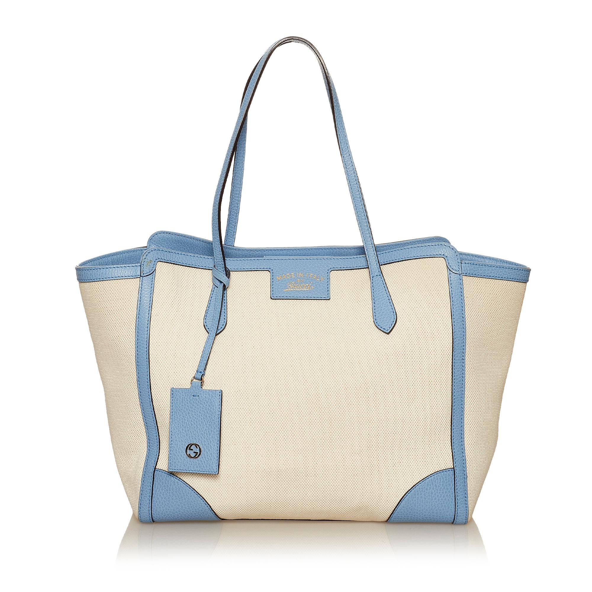 Gucci Swing Canvas Tote Bag (SHG-29554)