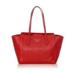 Gucci Swing Leather Tote Bag (SHG-24981)