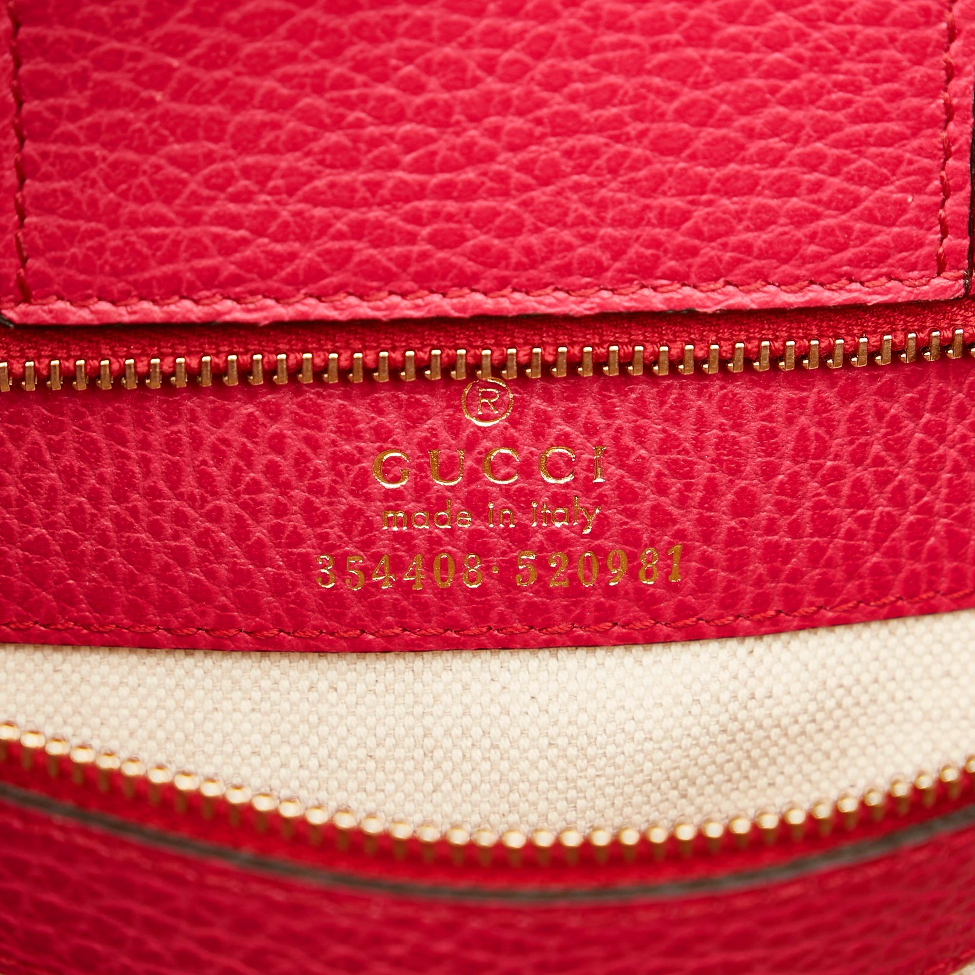 Gucci Swing Leather Tote Bag (SHG-31582)