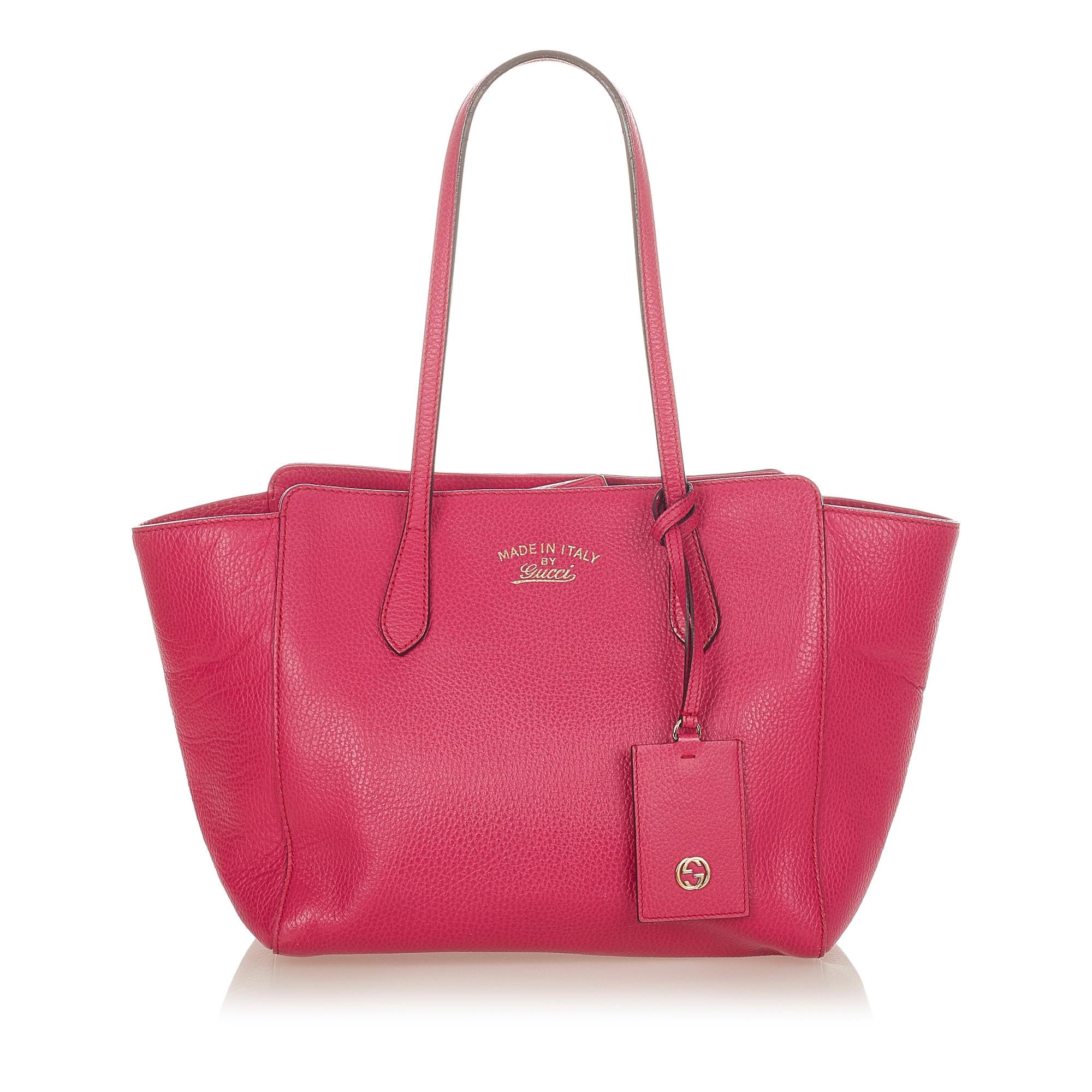 Gucci Swing Leather Tote Bag (SHG-26330)