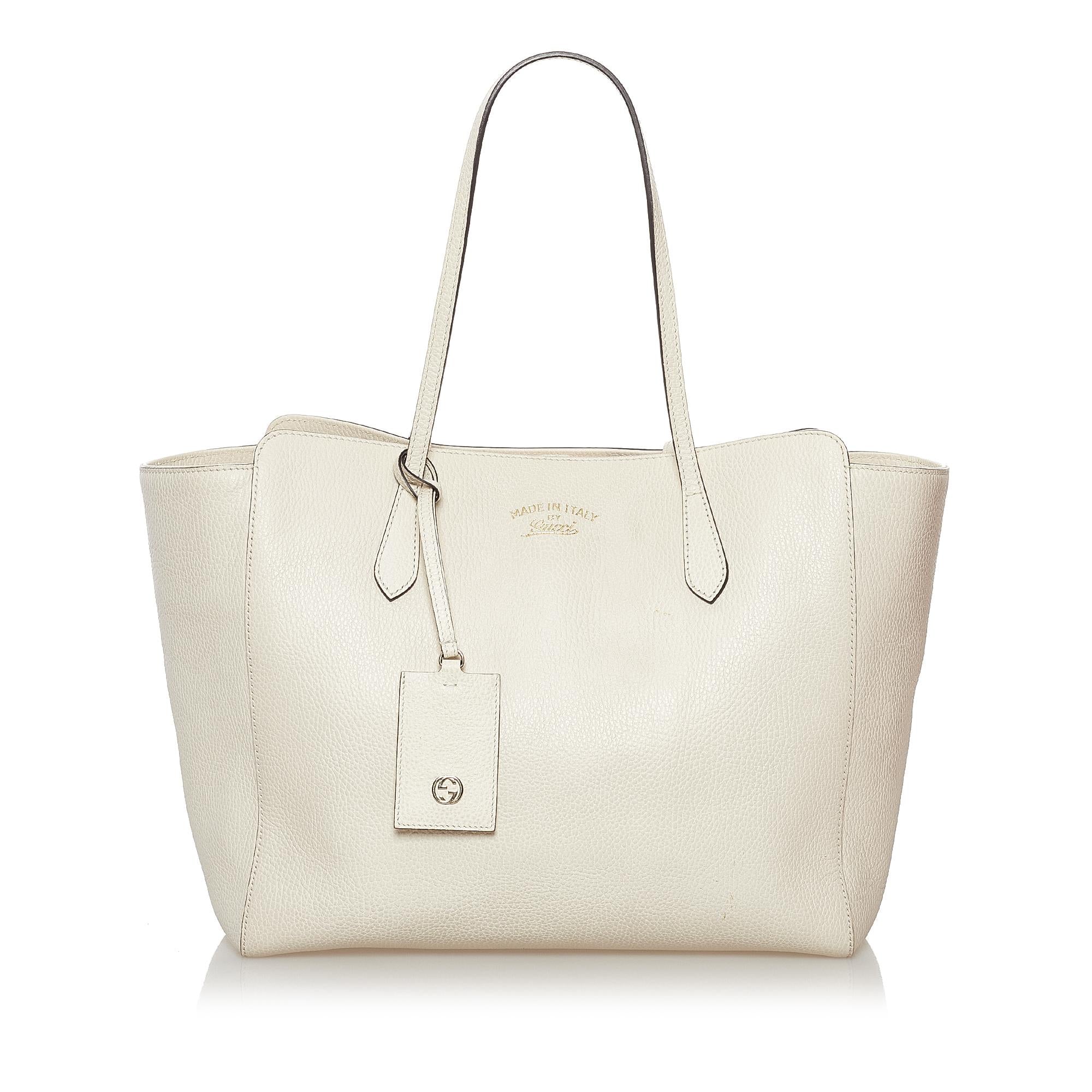 Gucci Swing Leather Tote Bag (SHG-32809)