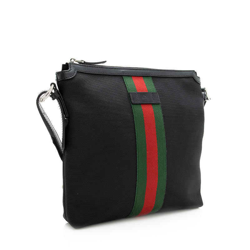 Gucci Techno Canvas Web Messenger Bag (SHF-19392)