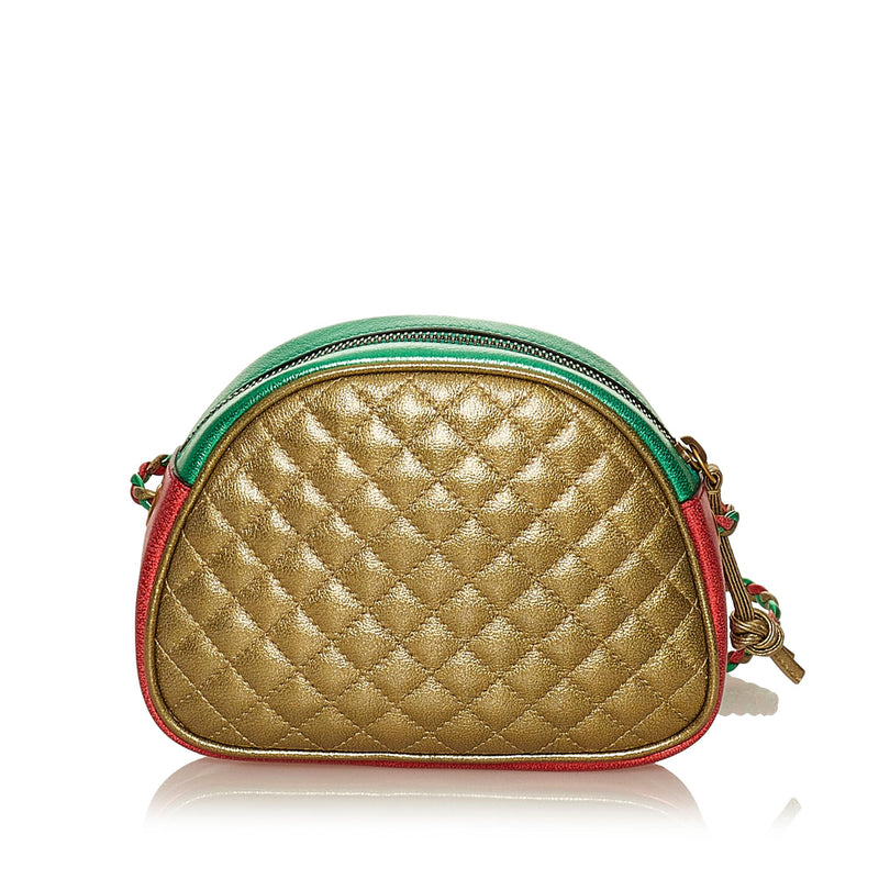 Gucci Trapuntata Leather Crossbody Bag (SHG-29305)