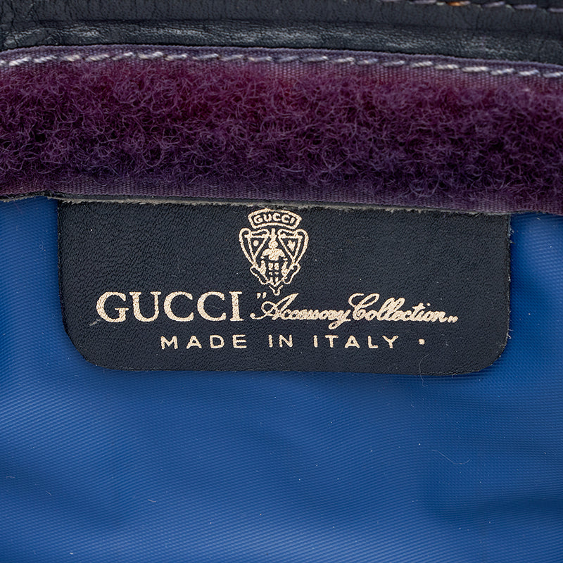 Gucci Vintage GG Plus Web Clutch - FINAL SALE (SHF-17304)