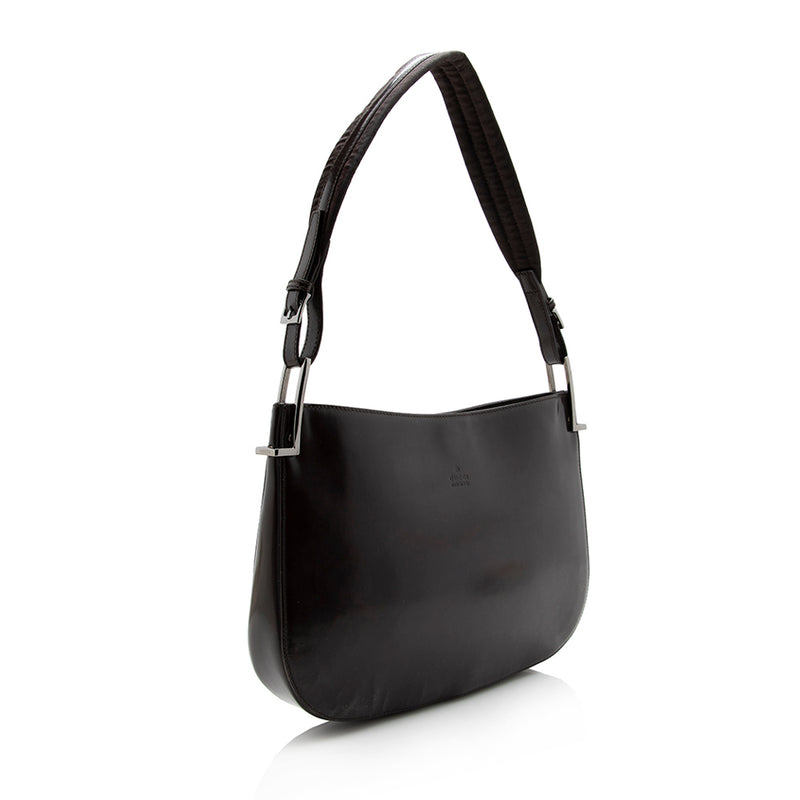 Gucci Vintage Leather Shoulder Bag - FINAL SALE (SHF-14627)