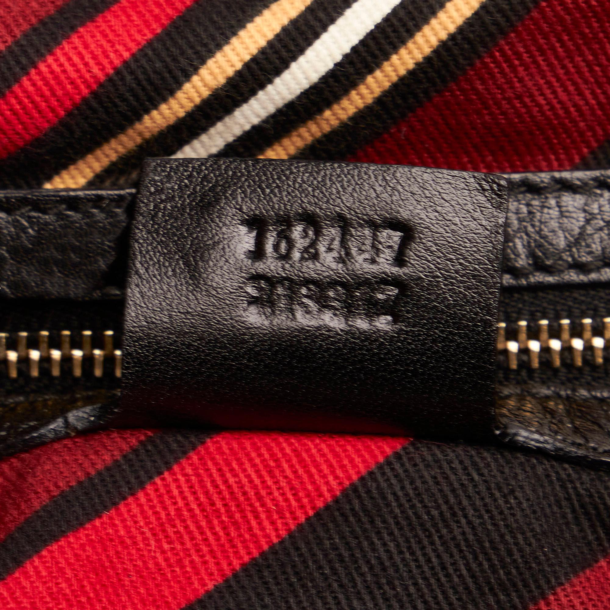 Gucci Web Britt Leather Tote Bag (SHG-31475)