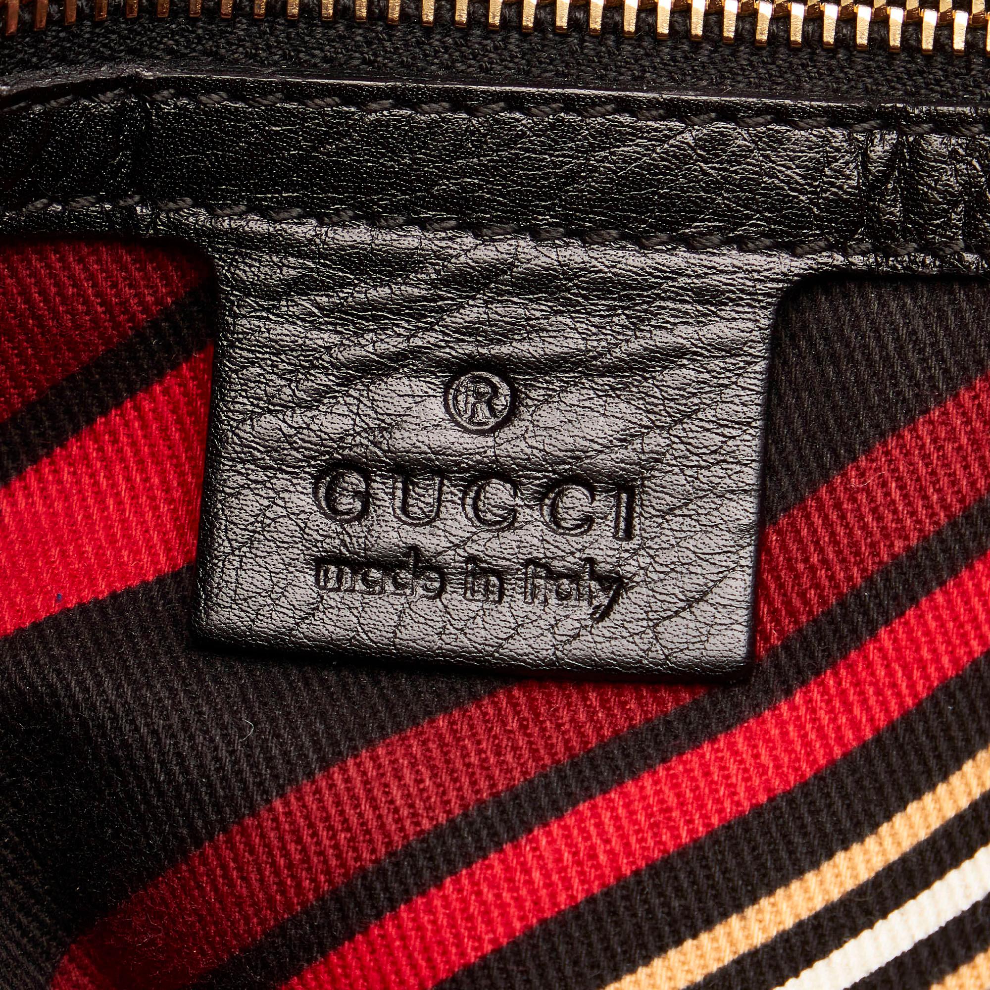 Gucci Web Britt Leather Tote Bag (SHG-31475)