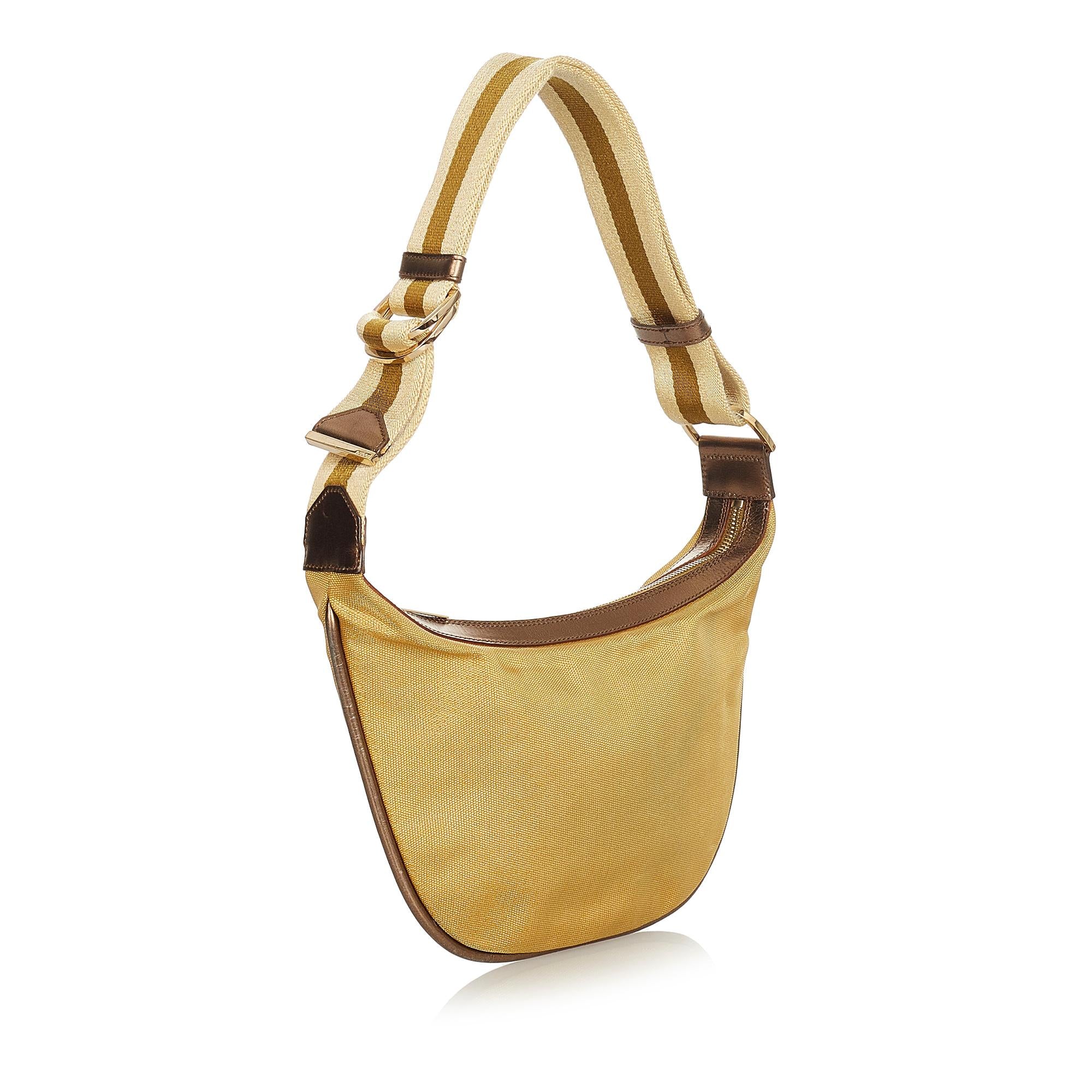 Gucci Web Canvas Hobo Bag (SHG-24581)