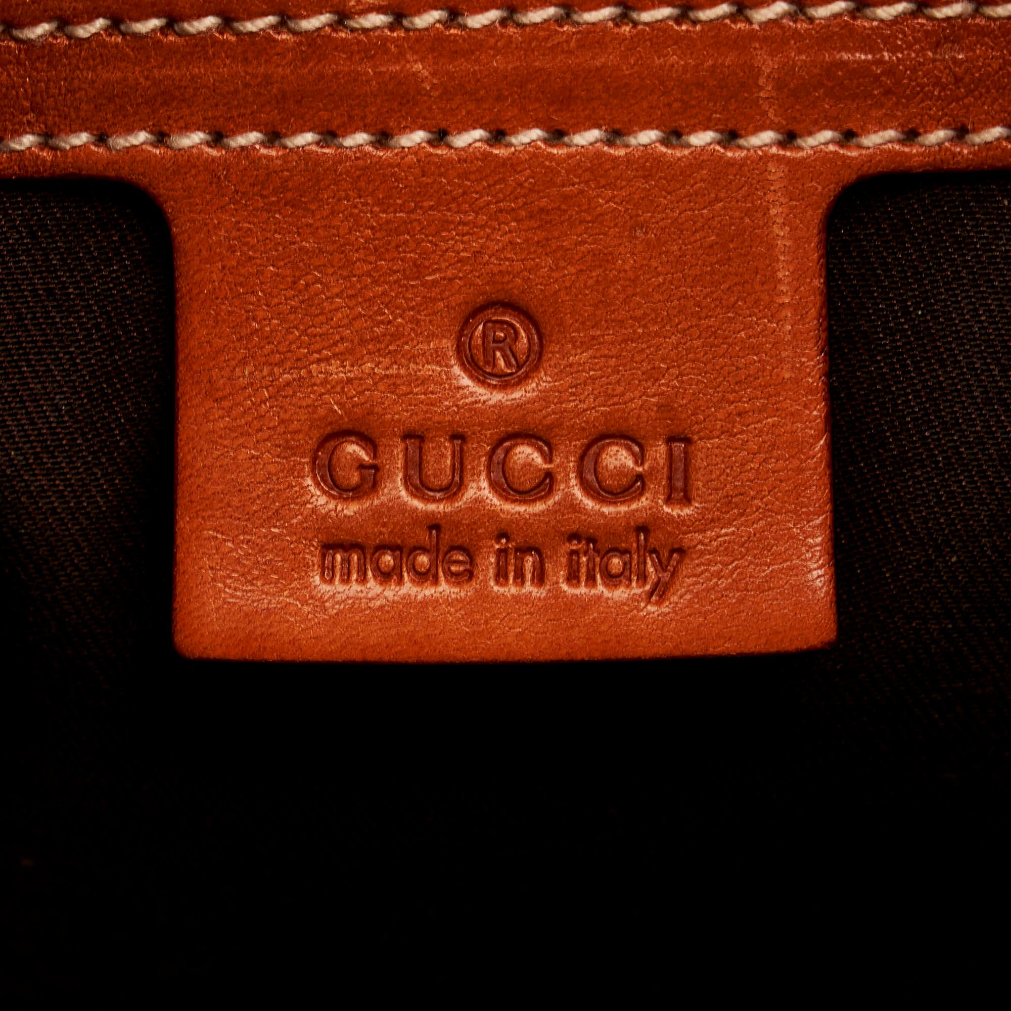 Gucci Web Canvas Reins Shoulder Bag (SHG-32403)