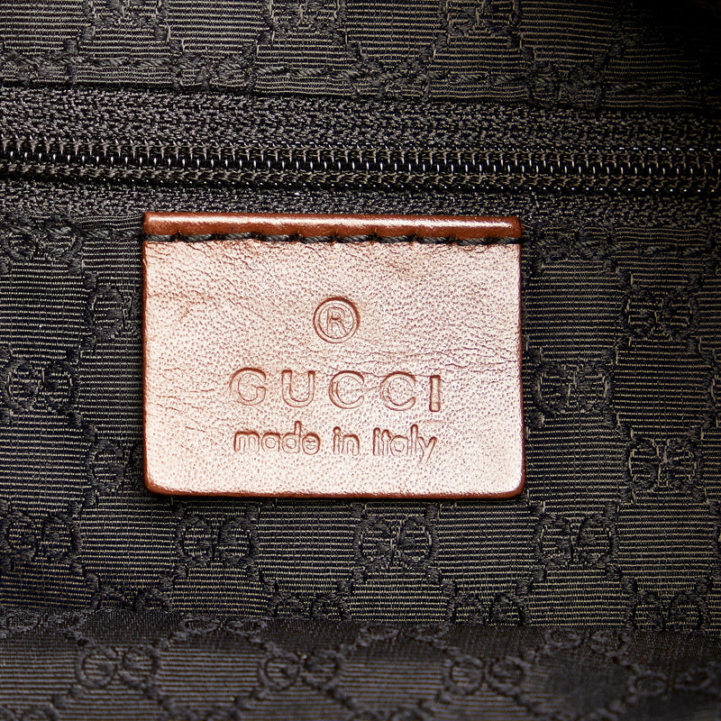 Gucci Web Jackie Canvas Shoulder Bag (SHG-27553)