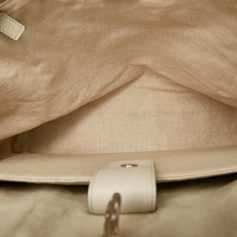 Gucci Web Leather Tote Bag (SHG-25454)
