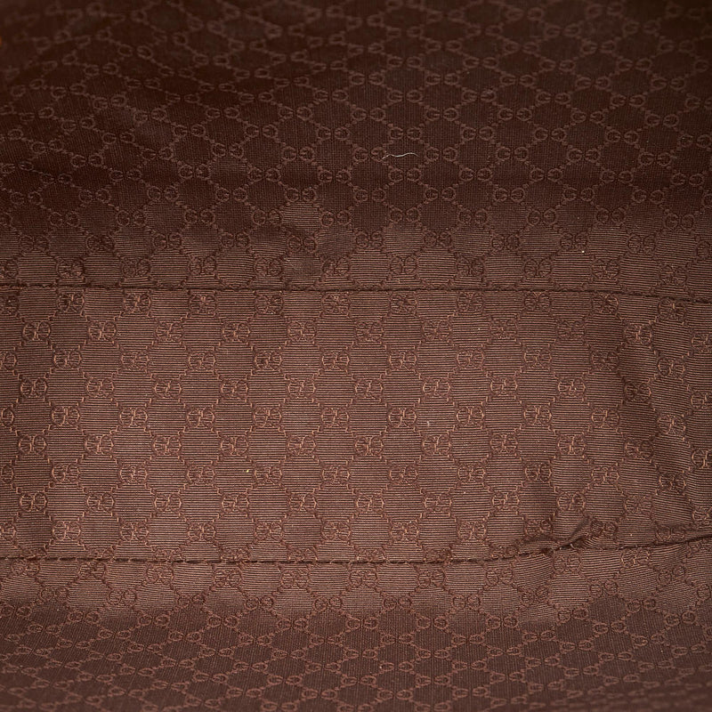 Gucci Web Leather Tote Bag (SHG-28971)