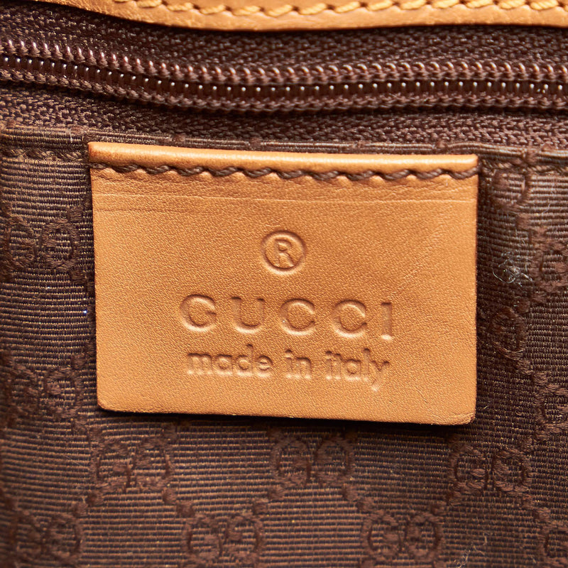 Gucci Web Leather Tote Bag (SHG-28971)
