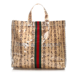 Gucci Web Vinyl Tote Bag (SHG-25010)