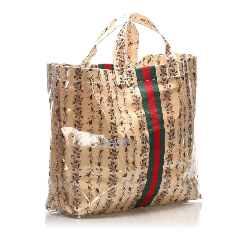 Gucci Web Vinyl Tote Bag (SHG-25010)
