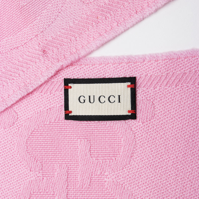 Gucci Wool GG Oversize Scarf (SHF-22570)