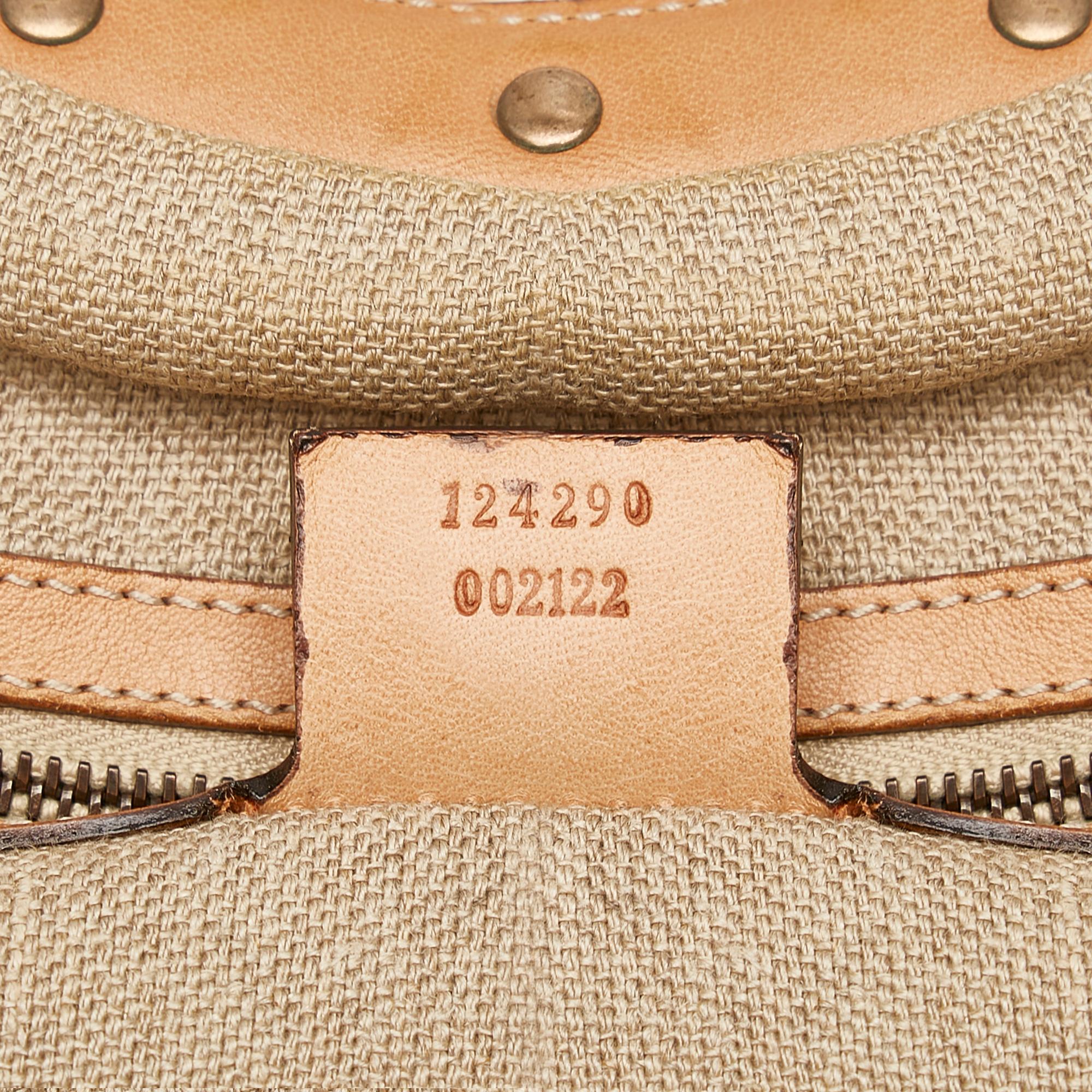 Gucci Woven Leather Bamboo Hobo (SHG-9rgvsp)