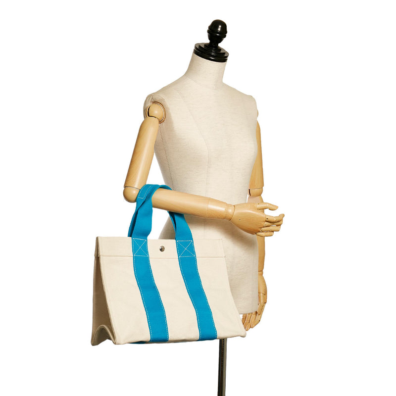 Hermès Bora Bora Beige Canvas Tote Bag (Pre-Owned)