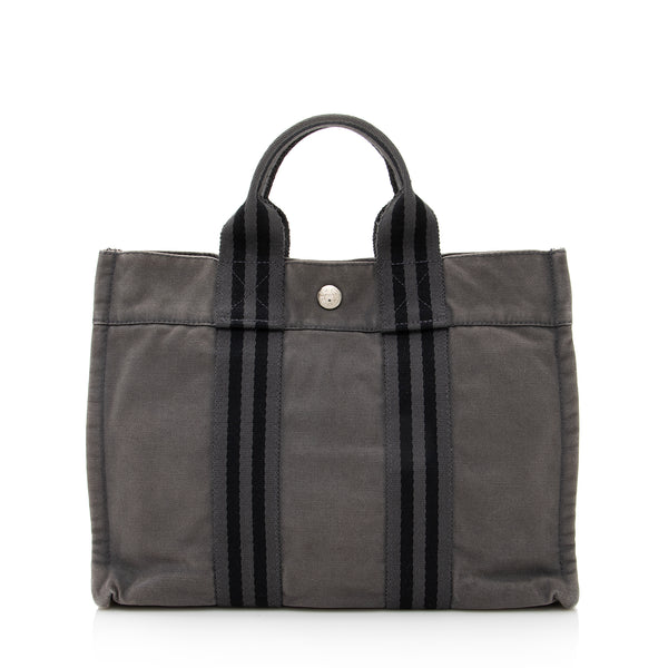 Hermes Canvas Herline PM Tote (SHF-22476)