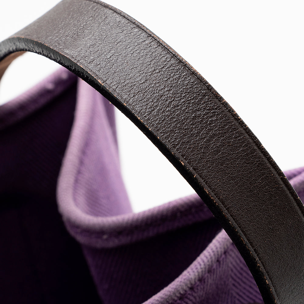 Hermes Canvas Leather Cabalicol Tote (SHF-21627)