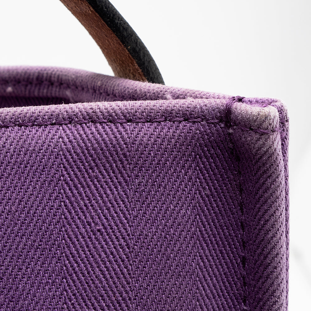 Hermes Canvas Leather Cabalicol Tote (SHF-21627)