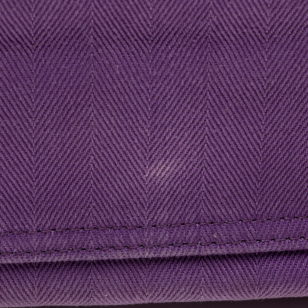 Hermes Canvas Leather Cabalicol Tote (SHF-21627)