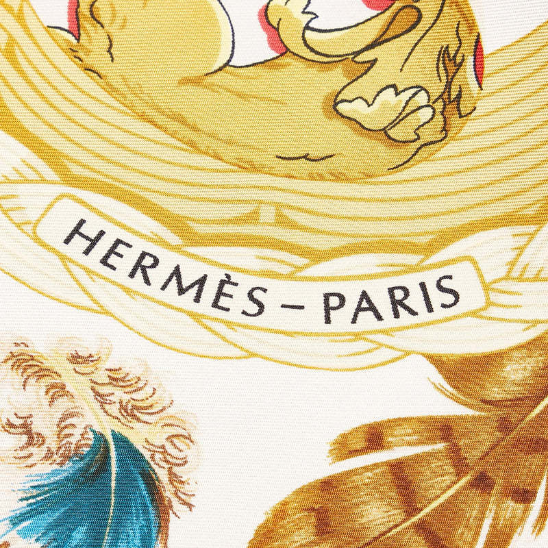 Hermes Couvee dHermes Silk Scarf (SHG-36432)