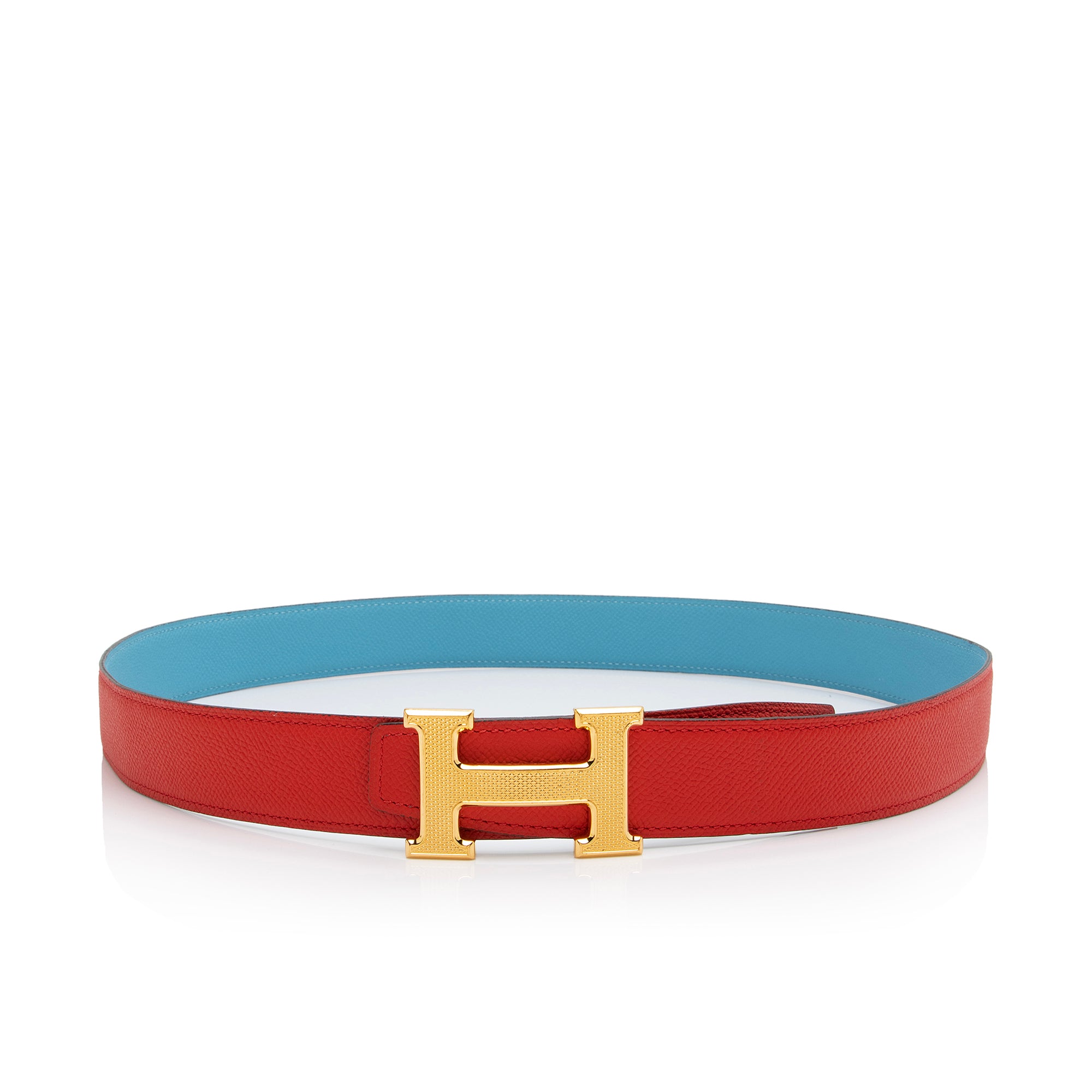 Hermes Epsom H Guillochee Reversible Belt - Size 36 / 90 (SHF-2a8giV)
