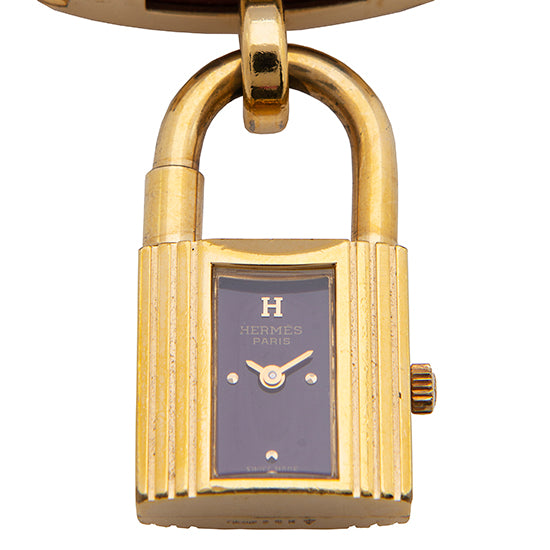 Hermes Leather Epsom Kelly Watch (SHF-16292) – LuxeDH