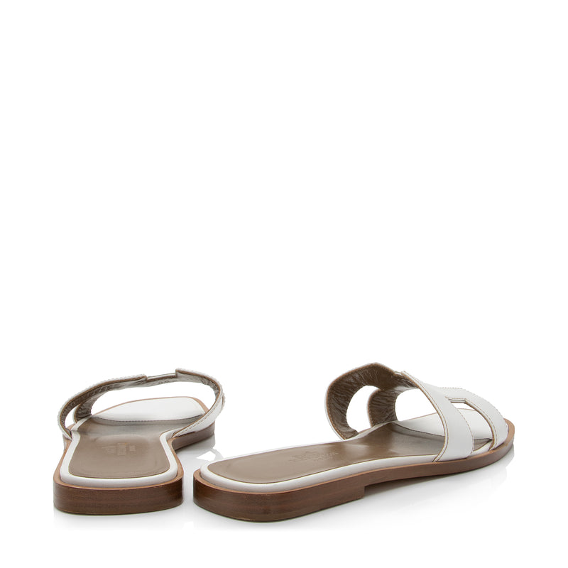 Hermes Epsom Oran Sandals - Size 6 / 36 (SHF-jr63MQ) – LuxeDH