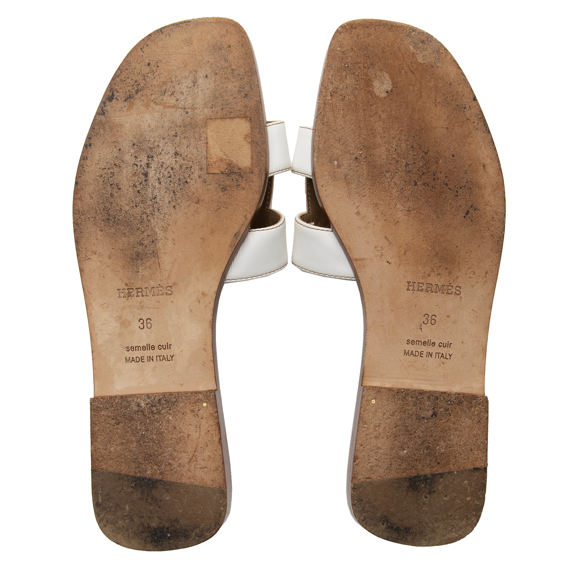 Hermes Epsom Oran Sandals - Size 6 / 36 (SHF-jr63MQ)