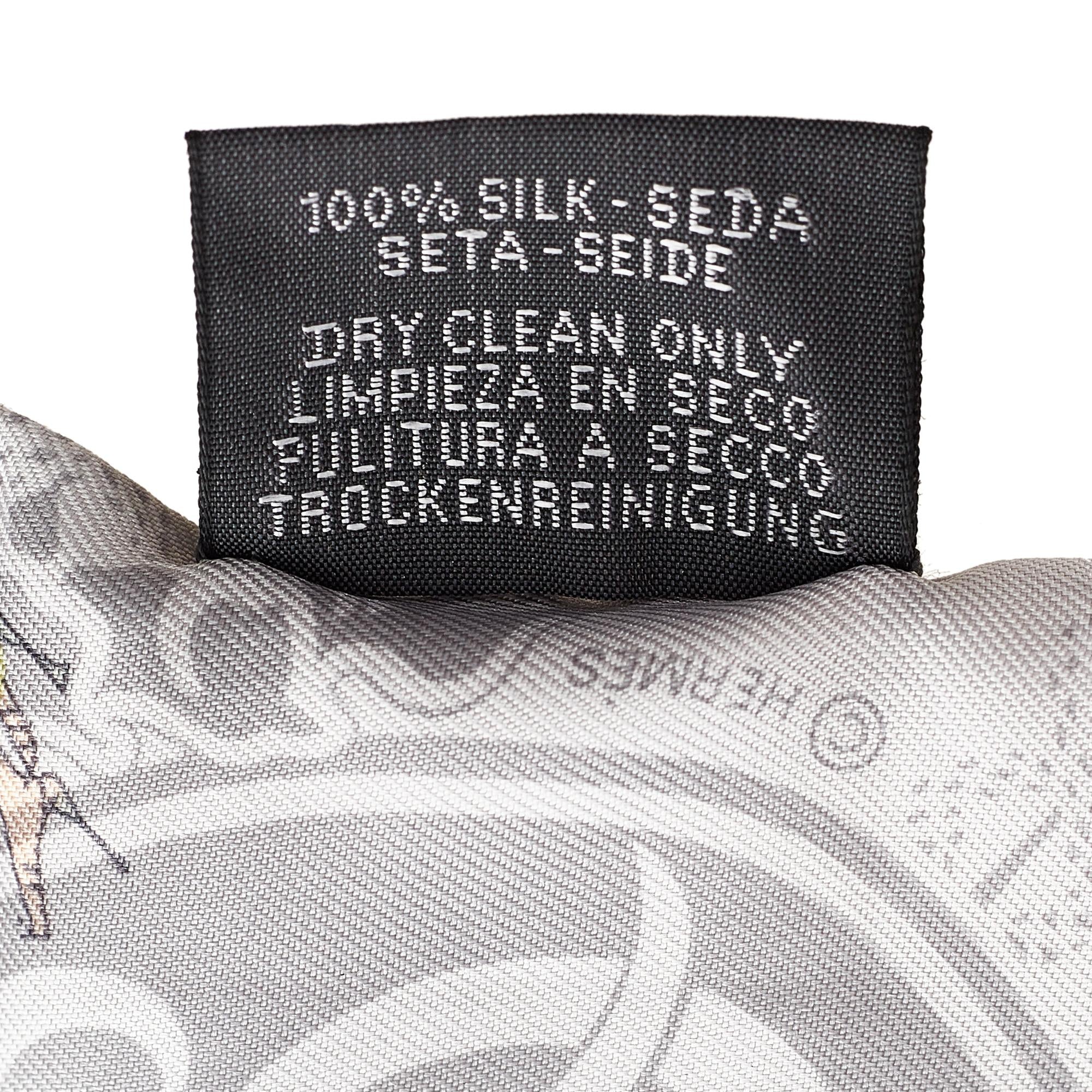 Hermes Ex-Libris Les Parisie Twilly Silk Scarf (SHG-29621)