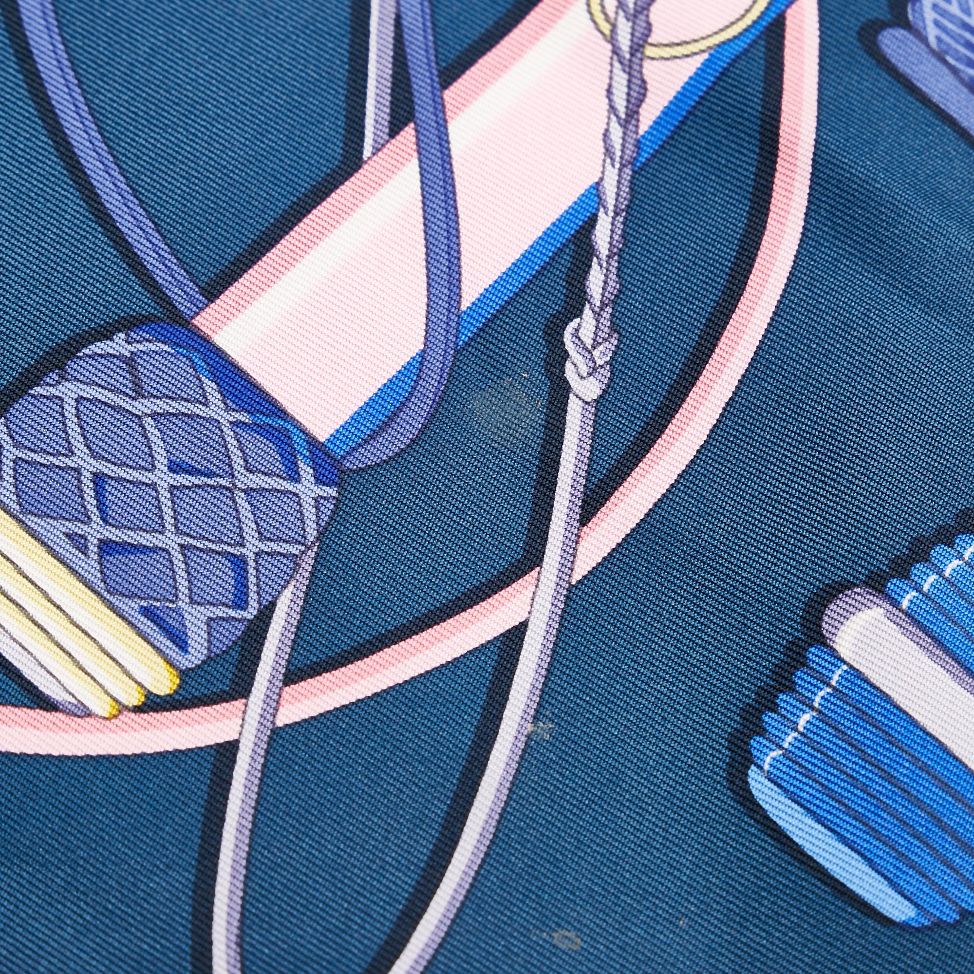 Hermes Fouets et Badines Silk Scarf (SHG-36434)