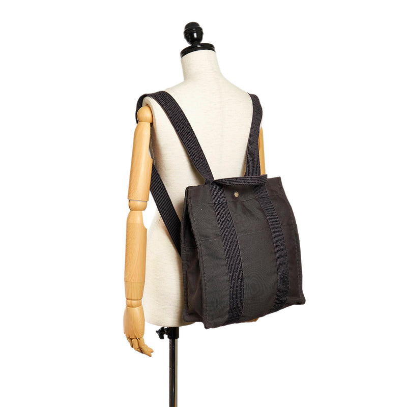Hermes Herline Canvas Backpack MM (SHG-jTh1Jl) – LuxeDH