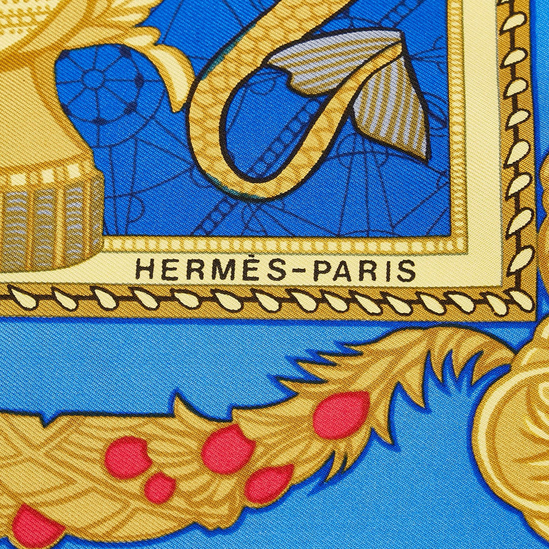 Hermes Les Bissone de Venise Silk Scarf (SHG-36506)