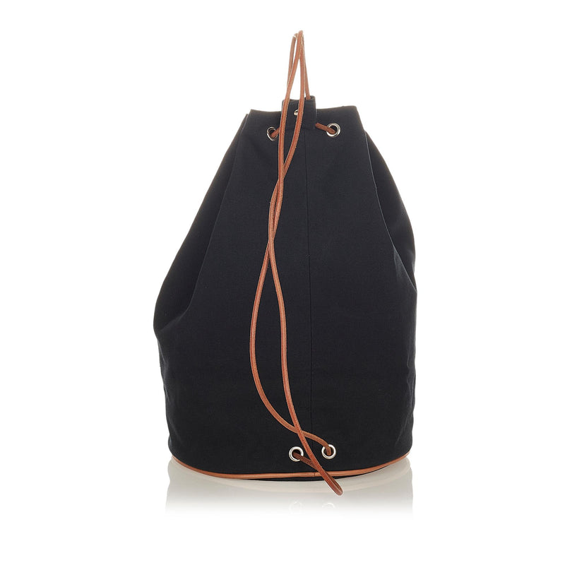 Hermes Polochon Mimile Canvas Backpack (SHG-25321)