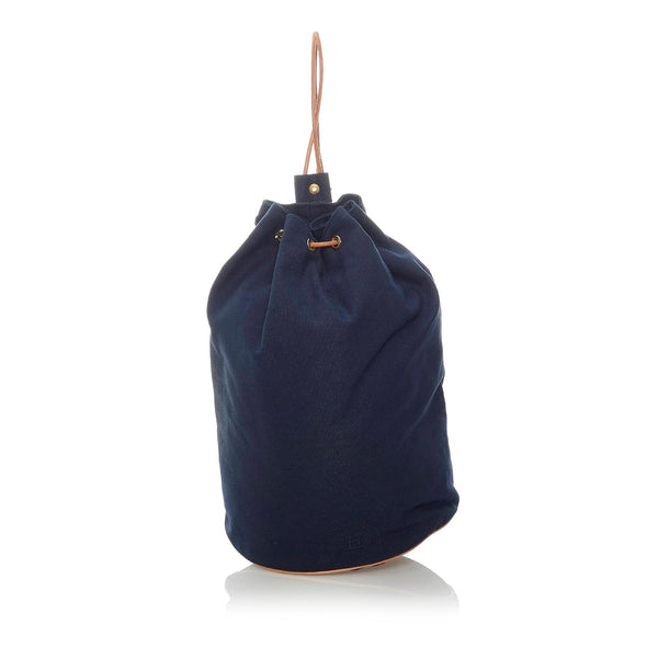 Hermes Polochon Mimile Canvas Backpack (SHG-32271)