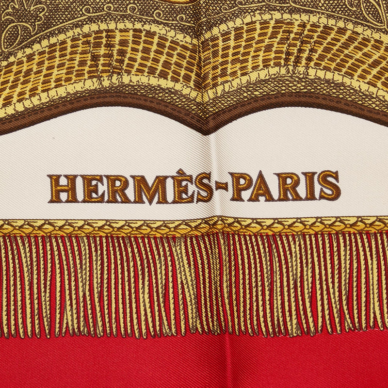 Hermes Poste et Cavalerie Silk Scarf (SHG-36431)