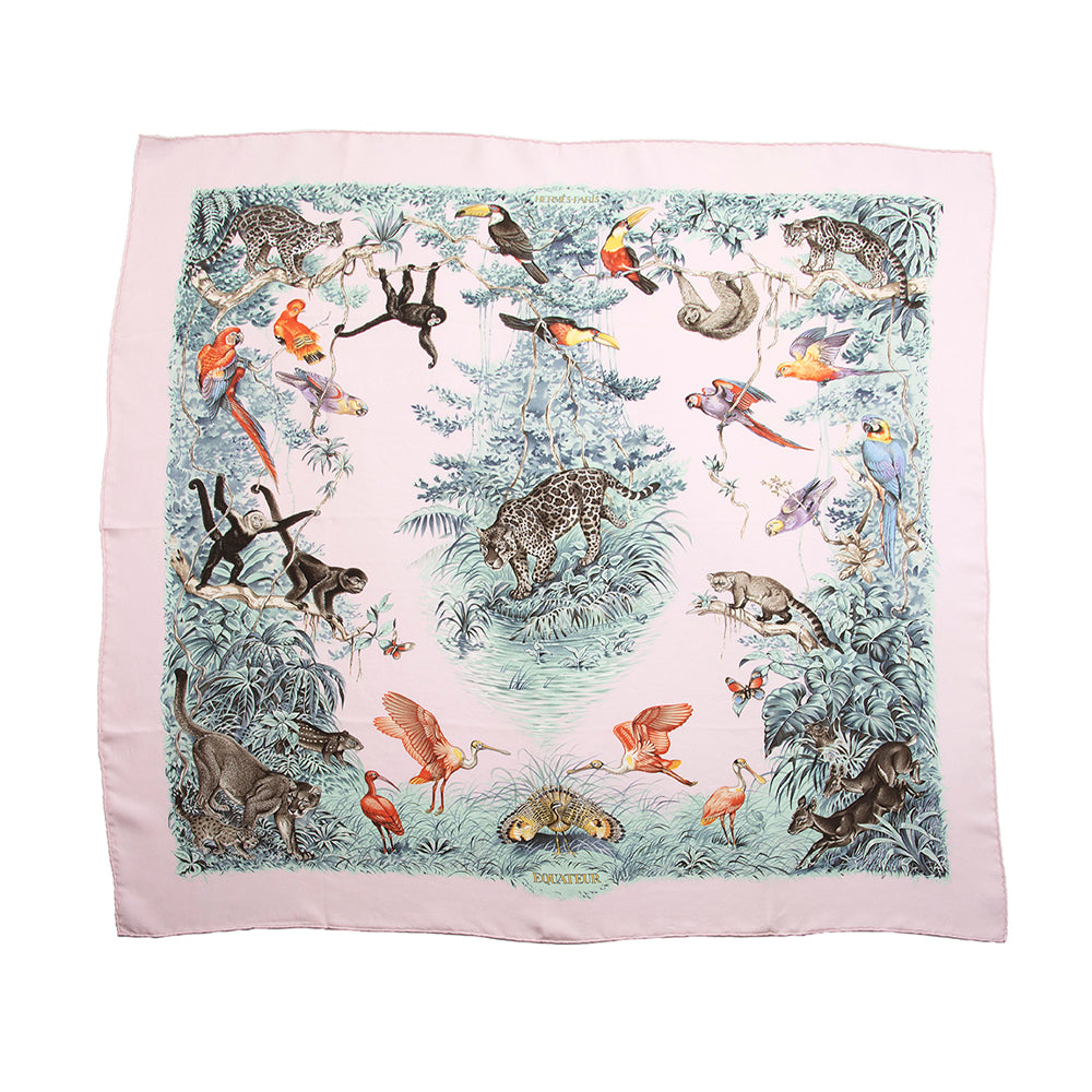 Hermes Silk Equateur 90cm Scarf (SHF-20652)
