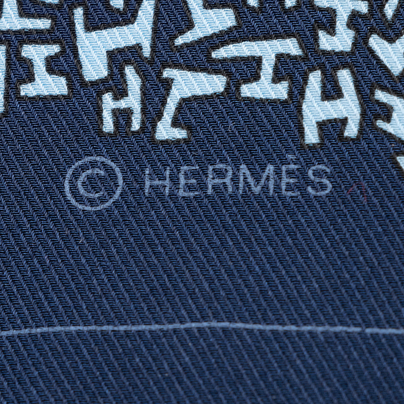 Hermes Silk H Dedale 45cm Scarf (SHF-20664)