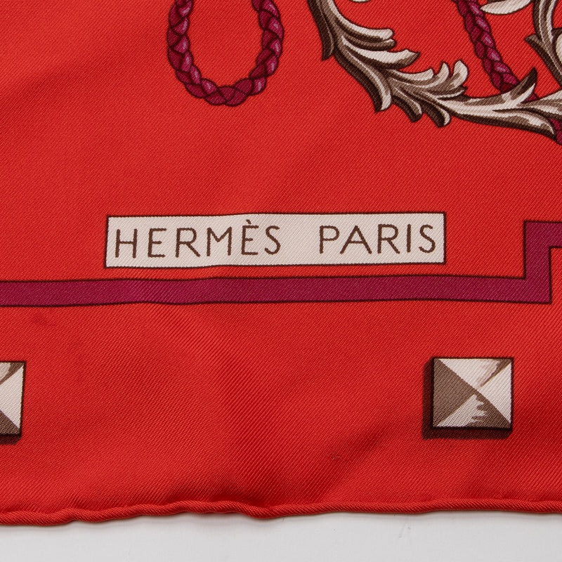 Hermes Silk Keys Les Cles 90cm Scarf (SHF-XKAfao)