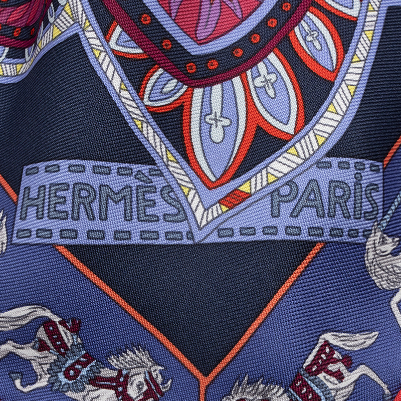 Hermes Twilly Playing Card Pattern H063169S Women's Silk Scarf