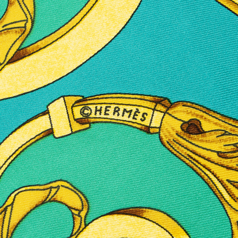 Hermes Silk Les Tuileries 90 cm Scarf (SHF-17732)