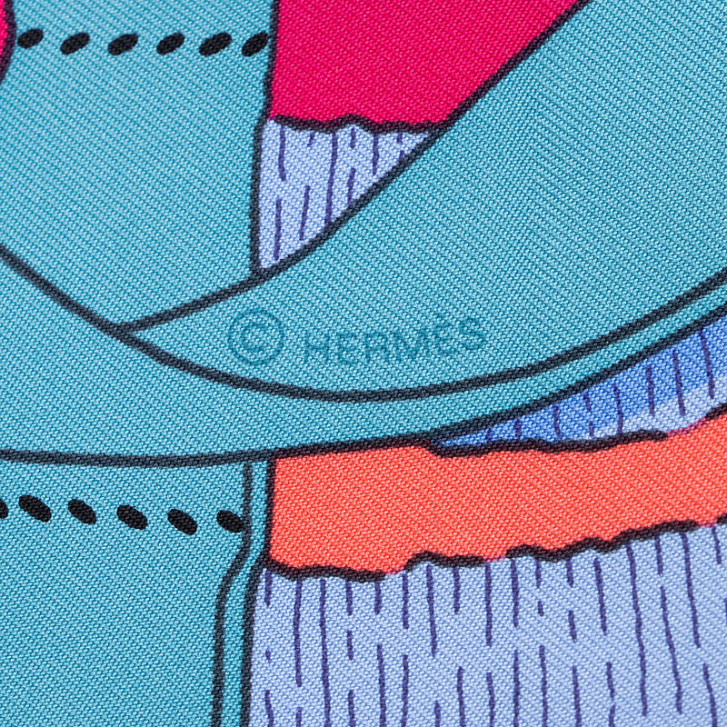 Hermes Silk Mors u Jouets 90cm Scarf (SHF-20650)