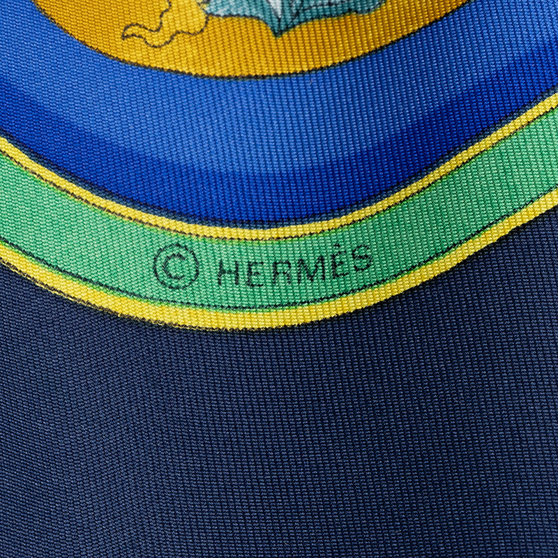 Hermes Silk Qu'importe le Lacon 90cm Scarf (SHF-21480)
